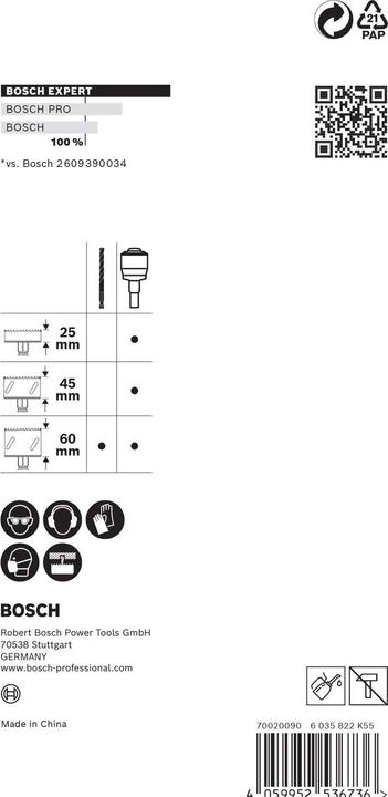 Immagine prodotto Bosch Professional Zubehör Adattatore Expert Power Change Plus (7,15 millimetri)