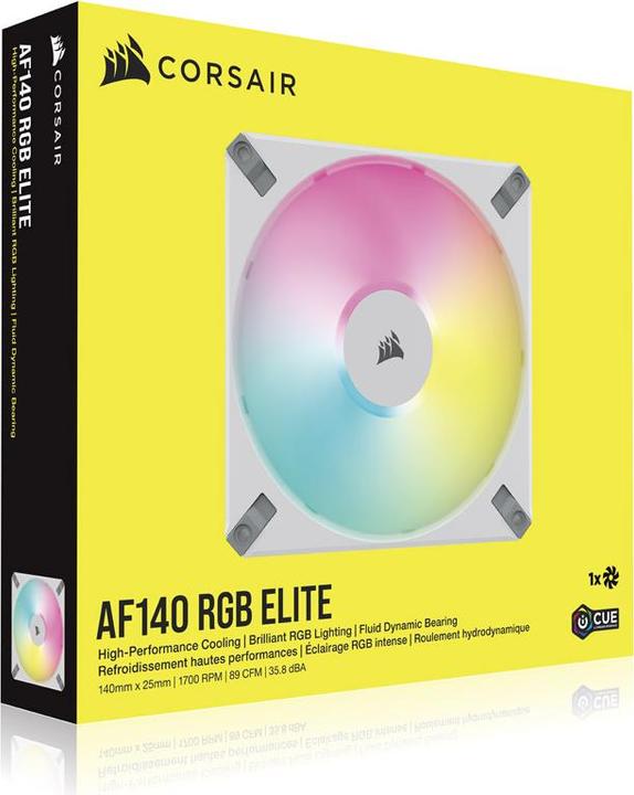 Actual product image Corsair AF140 RGB Elite (140 mm, 1 x)