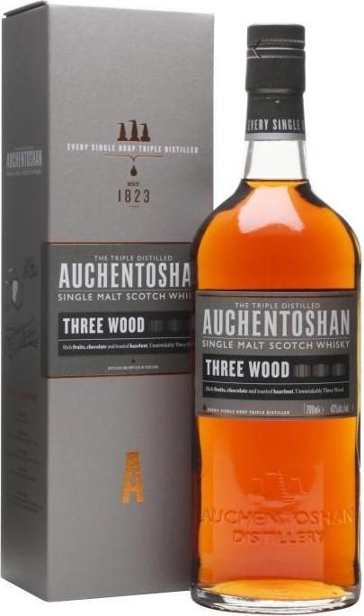 Actual product image Auchentoshan Three Wood (Single Malt, Scotch whisky, 1 x 70 cl)