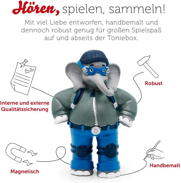 Actual product image Tonies Benjamin Blümchen- The Film Radio play about the cinema film (German)
