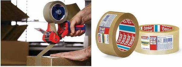 Produktbild tesa tesapack ULTRA STRONG Paketklebeband - PVC Packband für festes Verpacken und sicheres Bündeln (50 mm)