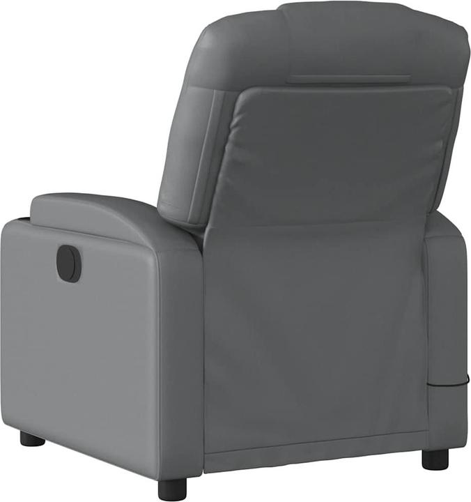 Image du produit VidaXL Fauteuil de massage gris similicuir,Couleur : gris,Matériaux