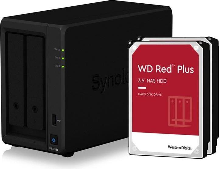 Synology DS720+ (2 x 4 TB, WD Red Plus)