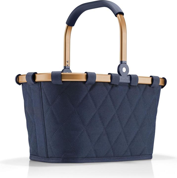 reisenthel carrybag XS frame rhombus midnight gold