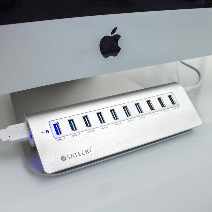 Image du produit Satechi Hub USB 3.0 au design Mac (USB-A, 10 ports)