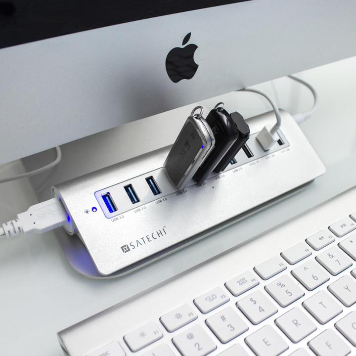 Image du produit Satechi Hub USB 3.0 au design Mac (USB-A, 10 ports)