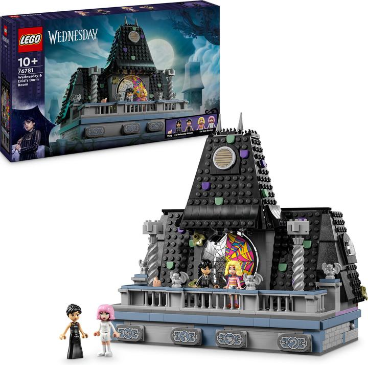 Produktbild LEGO Wednesdays und Enids Zimmer im Studentenwohnheim (76781, LEGO Wednesday, LEGO Seltene Sets)
