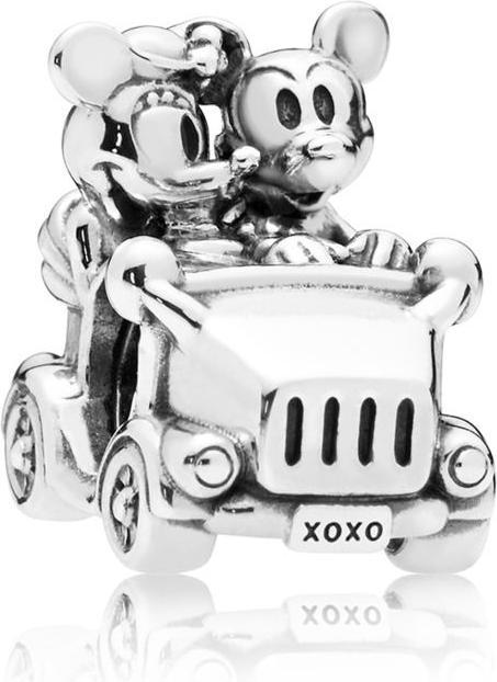 Image du produit Pandora Charme de voiture ancienne Disney Mickey & Minnie (Argent)