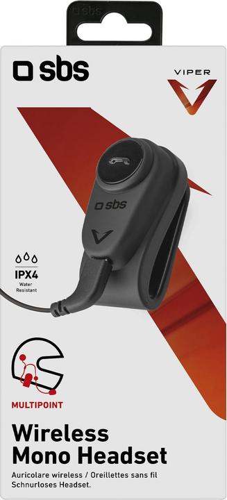 Image du produit SBS Casque mono sans fil pour casque (Lot de 1)