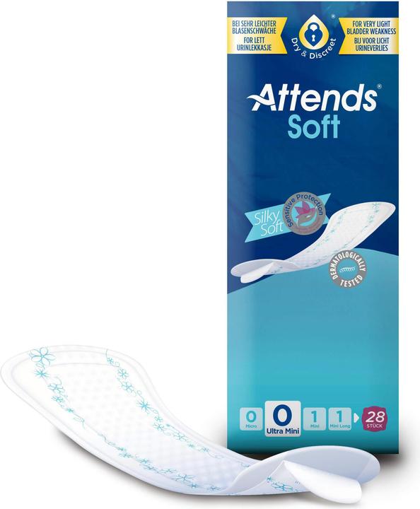 Attends Soft 0 Ultra mini Einlagen (28 x, Mini)