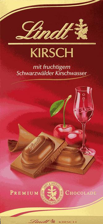 Actual product image Lindt Chocolate bar milk cherry brandy (100 g)