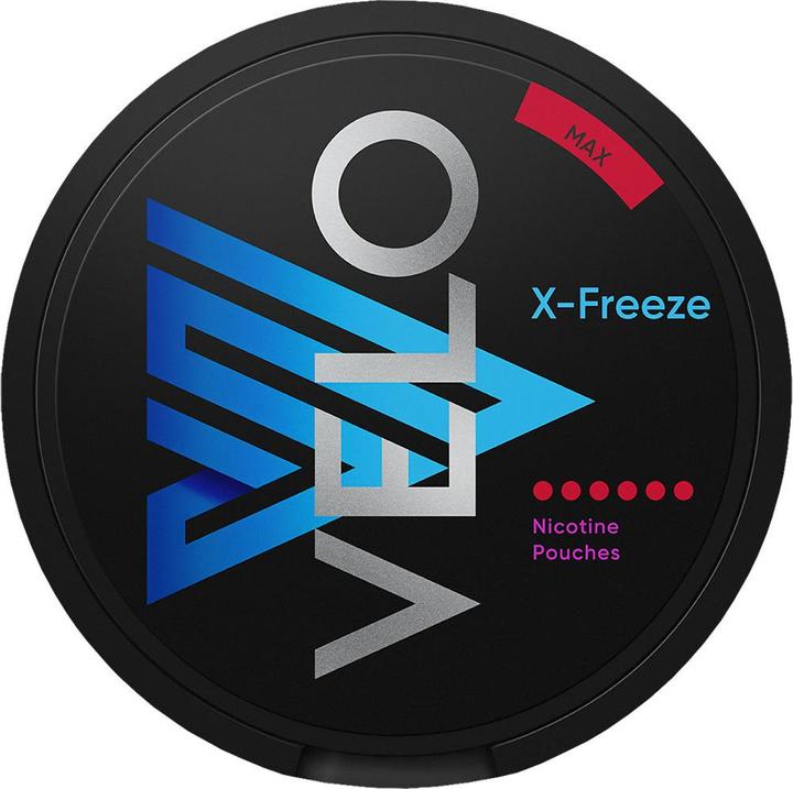Actual product image Velo X-Freeze Max (Nicotine Pouches, 6 mg)