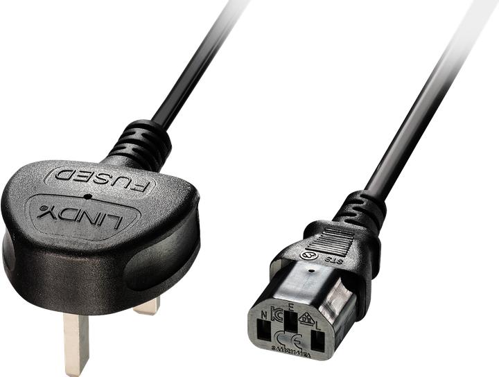 Produktbild Lindy IEC-Netzkabel UK (2 m)