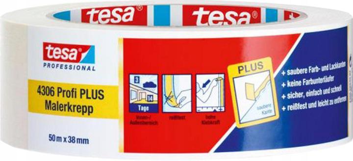 Produktbild tesa Profi PLUS Malerkrepp 50m x 38mm (38 mm)