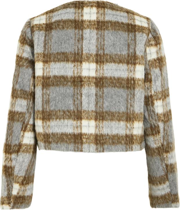 Produktbild Vila Kariert Knopf Jacke (36)