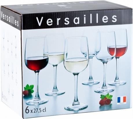 Produktbild Luminarc Versailles (27.50 cl, 6 Gläser, Rotweingläser, Weissweingläser)