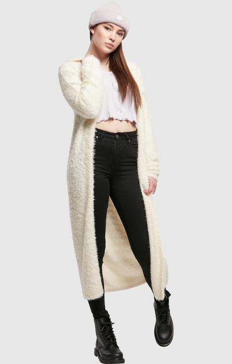 Actual product image Urban Classics Ladies Hooded Feather Cardigan (3XL)
