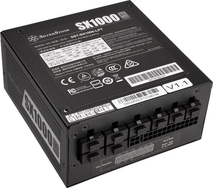 Actual product image Silverstone SX1000 Platinum power supply unit (SST-SX1000-LPT) (1000 W)
