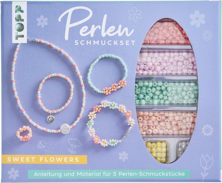 Produktbild Topp Perlen-Schmuckset Sweet Flowers