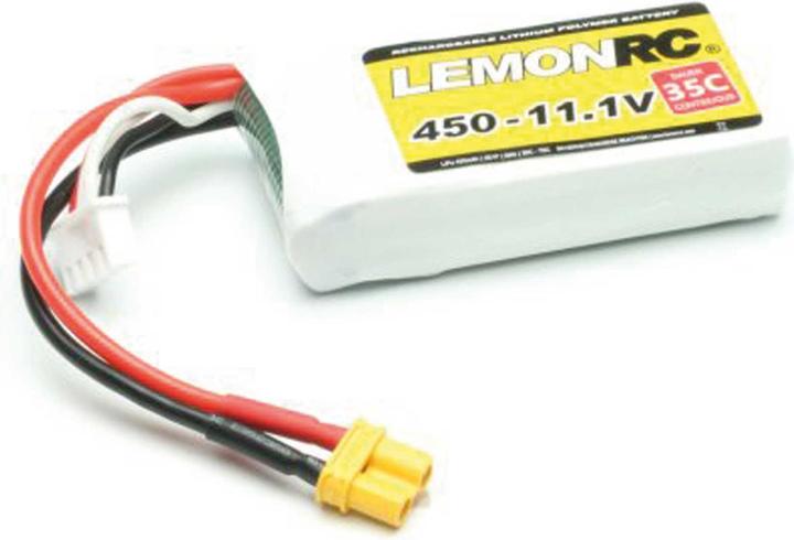 LemonRC Modellbau-Akkupack (LiPo) 11.1 V 450 mAh Zellen-Zahl: 3 35 C Softcase XT (11.10 V, 450 mAh)