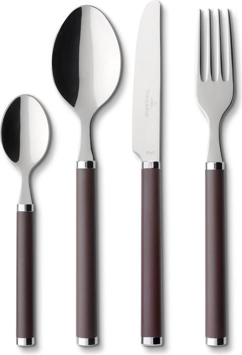 Produktbild Villeroy & Boch Tafelbesteck 24tlg. Play! chocolate brown (24 Stück, Besteck Set)