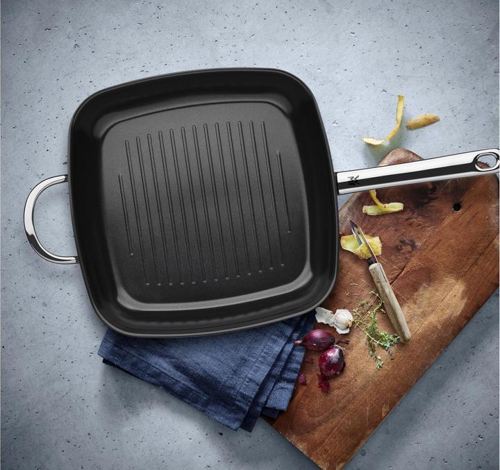 Image du produit WMF Poêle à griller (28 cm, Poêle à grillades, Acier inoxydable)
