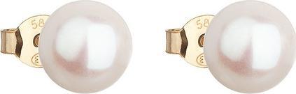 Evolution Group Gold earrings made of genuine pearls Pavona 921042.1 (L)