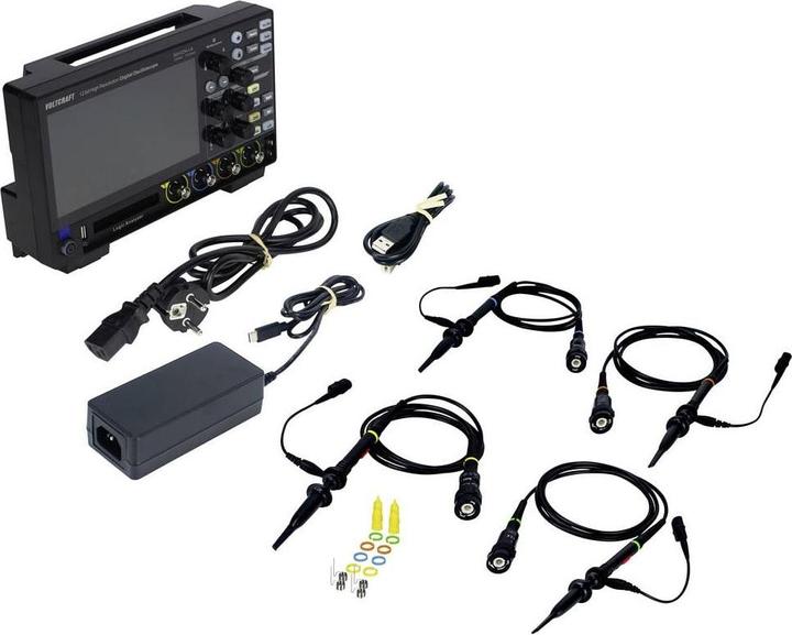 Actual product image Voltcraft DOV1254 LA Digital-Oszilloskop 125 MHz 4-Kanal 1.25 GSa/s 100 Mpts 12 (CAT II)