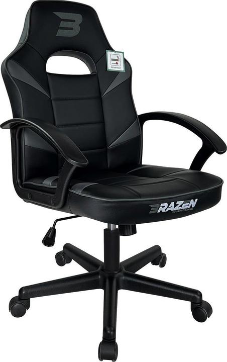 Actual product image Brazen Gaming Chairs Brazen Valor Mid Back Gaming Chair Grey