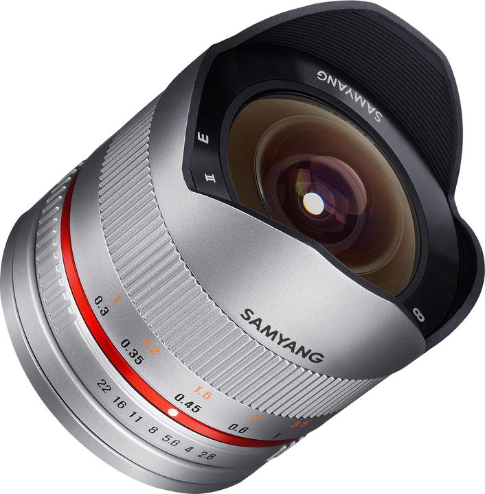 Actual product image Samyang 8mm f/2.8 II - Fujifilm X (Silver) (Fujifilm Fujinon XF, APS-C / DX)