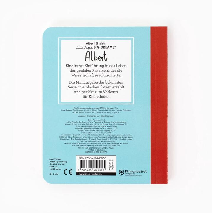 Image du produit Albert Einstein (Allemand, María Isabel Sánchez Vegara, 2023)