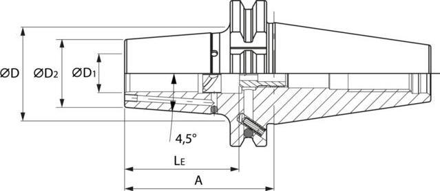 Image du produit Haimer Mandrin de frettage Mandrin Power Shrink Chuck avec Safe-LockSA 40 ultra-court