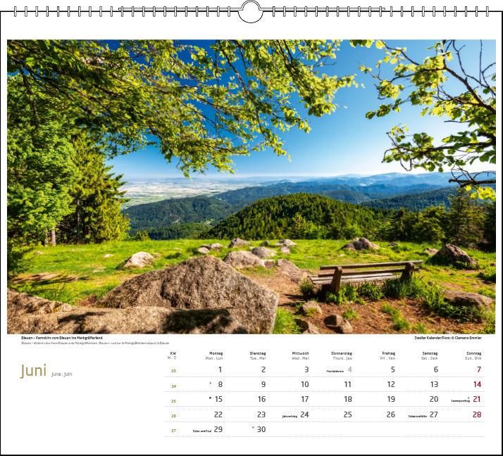 Produktbild Schwarzwald 2026 (Harter Einband, Deutsch)