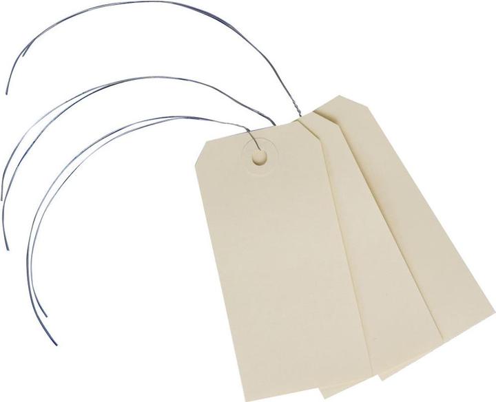 Produktbild Avery Dennison Gepa„ckanh„nger, 100 x 51 mm, neutral, mit Draht