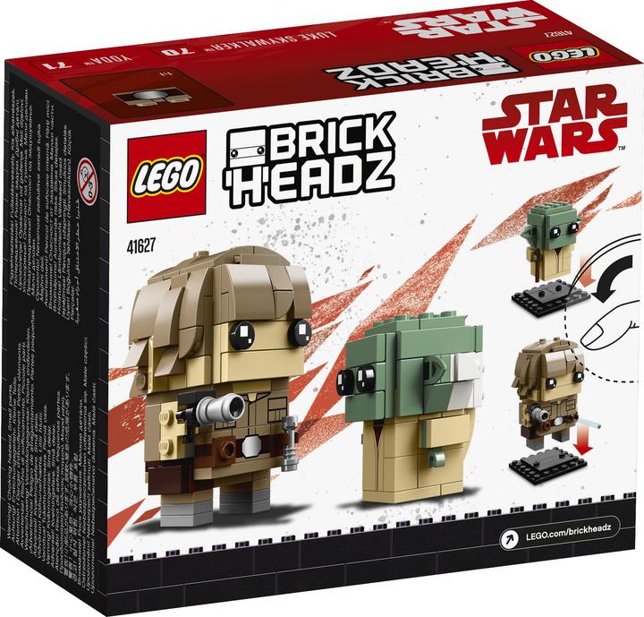 Immagine prodotto LEGO Luke Skywalker e Yoda (41627, LEGO Brickheadz)