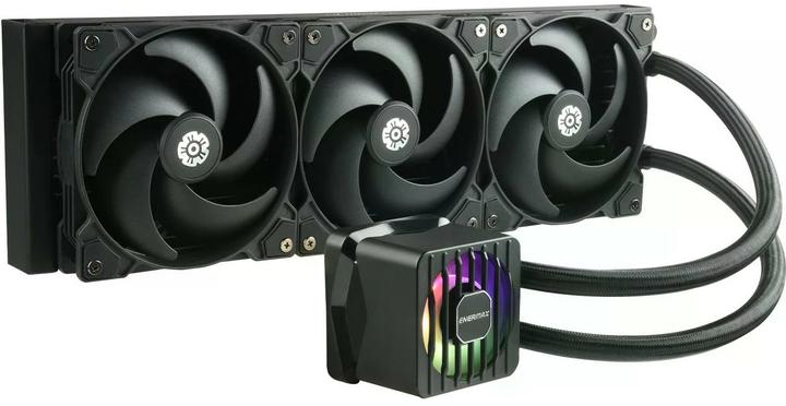 Produktbild Enermax LIQMAXFLO SR 360mm CPU AIO Flüssigkeitskühler - Xtreme Doppelkammer PWM Pumpe