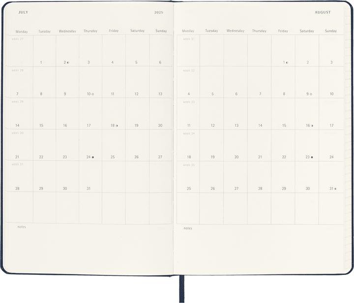 Immagine prodotto Moleskine Calendario giornaliero (A5, Inglese)