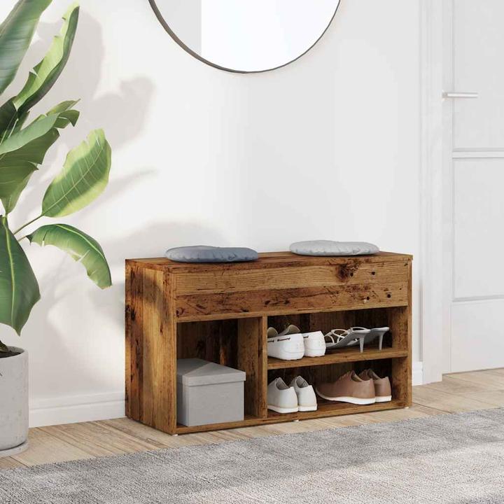 Actual product image VidaXL Schuhbank -Optik (80 x 30 x 45 cm)