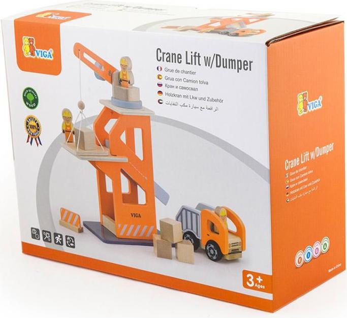 Produktbild Viga Toys Holzkran mit Lkw