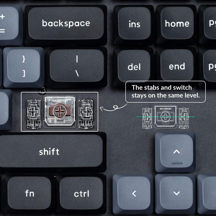 Image du produit Keychron K5 Pro (US, Filaire, Sans fil)