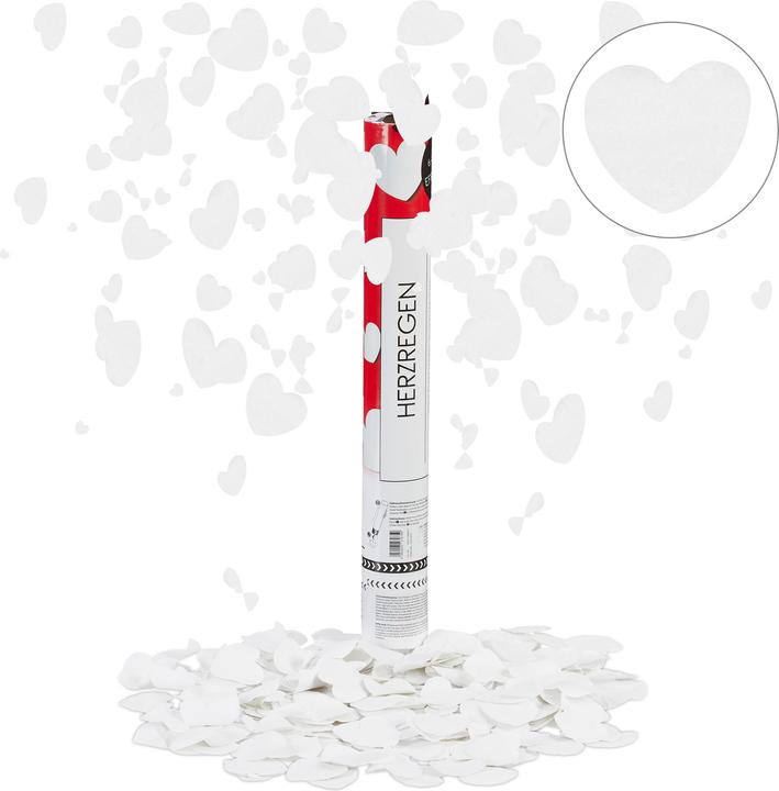 Immagine prodotto Relaxdays Sparacoriandoli a cuore per matrimoni
