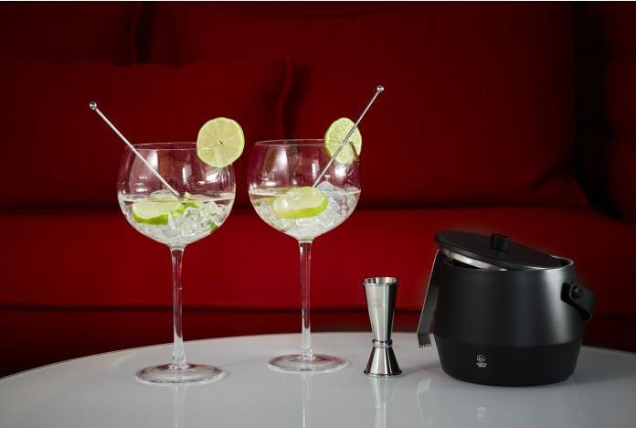 Image du produit Leopold Vienna Seau à glace 1l double paroi.noir mat