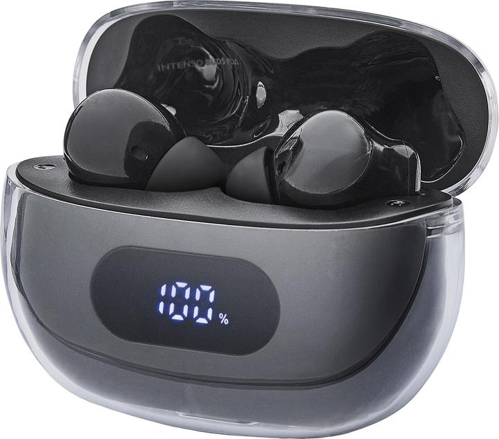 Image du produit Intenso Buds / Earphone Plus T310AE Noir (ANC, 25 h, Sans fil)