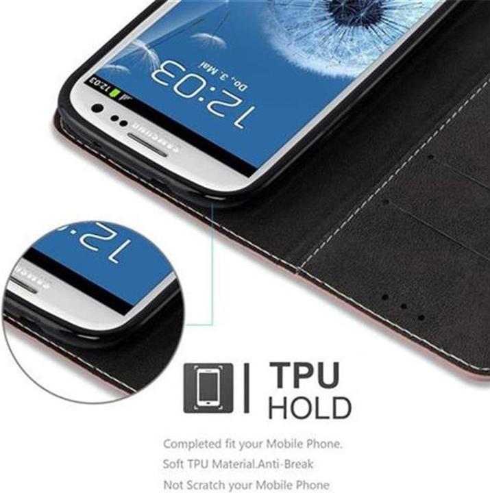 Productafbeelding Cadorabo Boek X Portemonnee Hoesje (Samsung Galaxy S3)