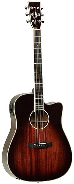 Immagine prodotto Tanglewood Chitarra Acustica TW5 E AVB Winterleaf (Chitarra elettrica, Mogano, Mogano massiccio, Eboncore, Techwood)