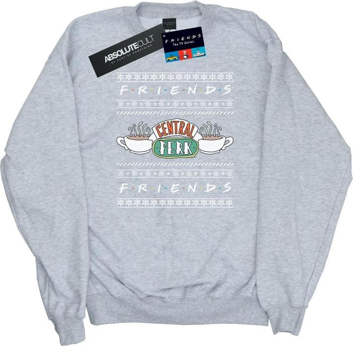 Actual product image Friends Womens/Ladies Fair Isle Central Perk Sweatshirt (L)