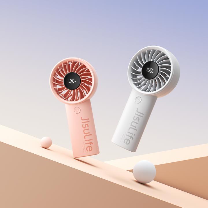 Actual product image Jisulife Handheld Fan Life4 (3600mAh) white