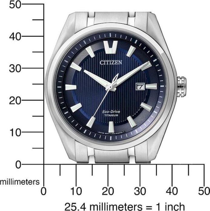 Image du produit Citizen AW1240-57L Eco-Drive Super-Titanium Hommes 42mm 10ATM (Montre analogique, 42 mm)