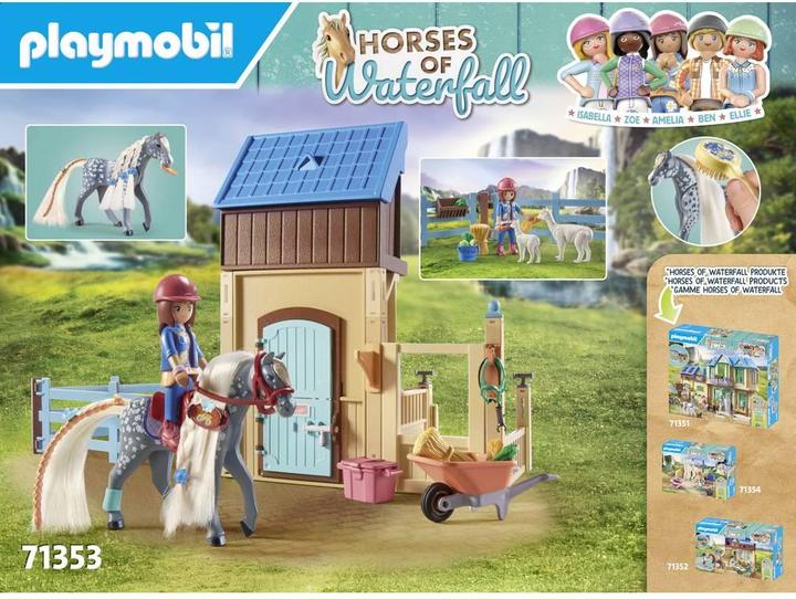 Actual product image Playmobil Amelia & Whisper with horse box (71353, Playmobil Horses of Waterfall)