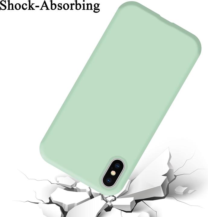 Actual product image Cadorabo TPU Liquid Silicone Case Cover (Apple iPhone XS Max)